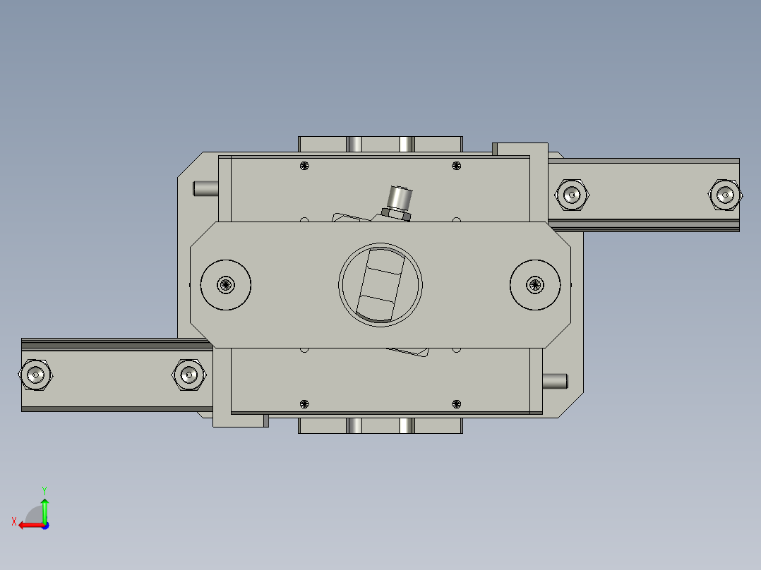 部品集中机构后视图