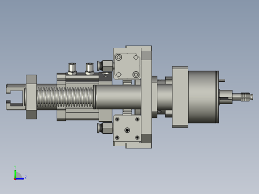 部品集中机构左视缩略图
