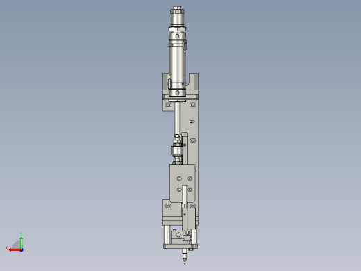 镜向螺母顶针机构后视缩略图