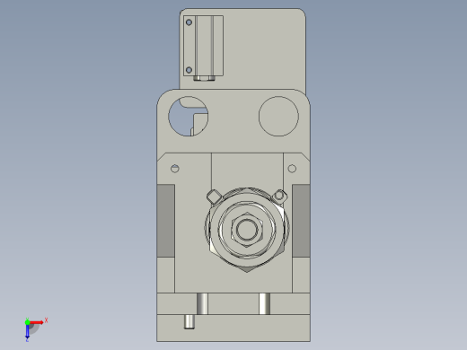 镜向螺母顶针机构俯视缩略图