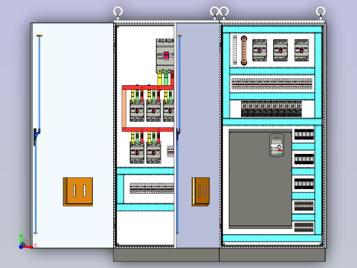 仿威图变频软启拼柜前视缩略图