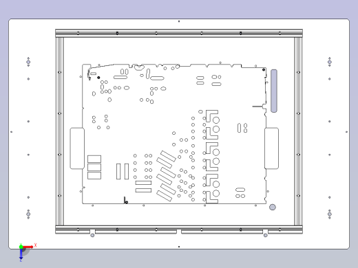 西门子ICT&amp;FCT一体治具3D模型俯视缩略图