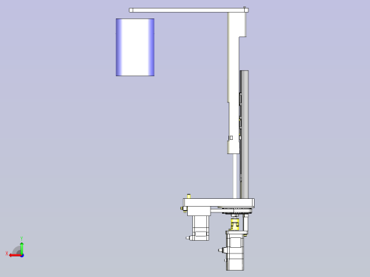一款液体喷涂用喷嘴组件3D模型后视缩略图