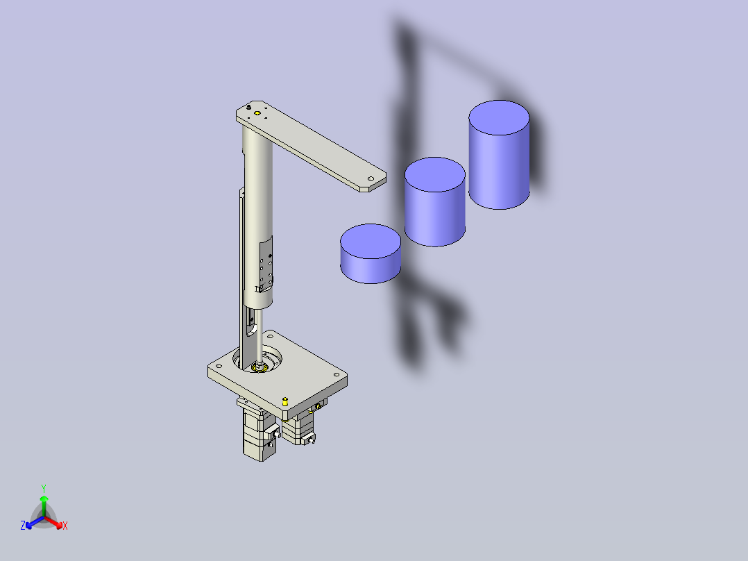 一款液体喷涂用喷嘴组件3D模型正等轴测图