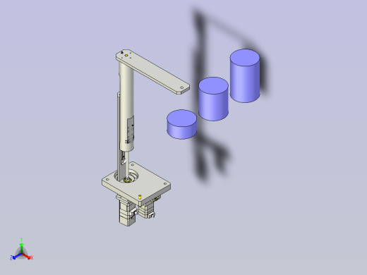一款液体喷涂用喷嘴组件3D模型正等轴测缩略图
