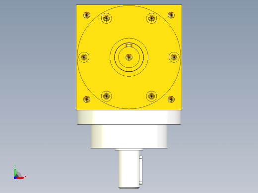 110型精密转向器，换向器PW110-A1-B1前视缩略图