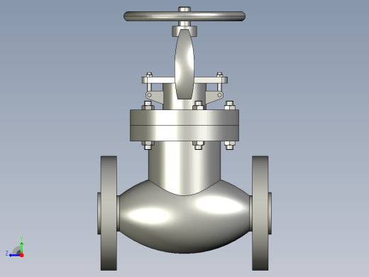 J41H-Y-Class300Lb APII美标截止阀[0.75]右视缩略图