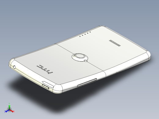htc one l手机设计概念11正等轴测缩略图