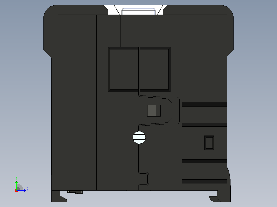 小型接触器caw 04-31-00d 23 6A 24V WEG接触器左视图
