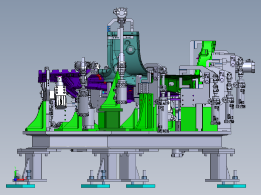 侧板焊接定位夹具Solidworks设计前视缩略图