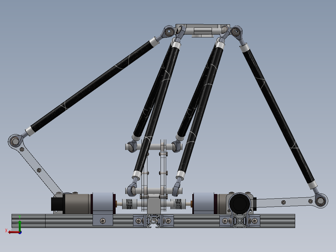 quadro-delta-4-degrees-of-freedom-parallel-manipulator SW后视图