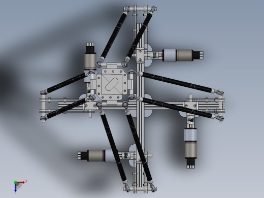 quadro-delta-4-degrees-of-freedom-parallel-manipulator SW俯视缩略图