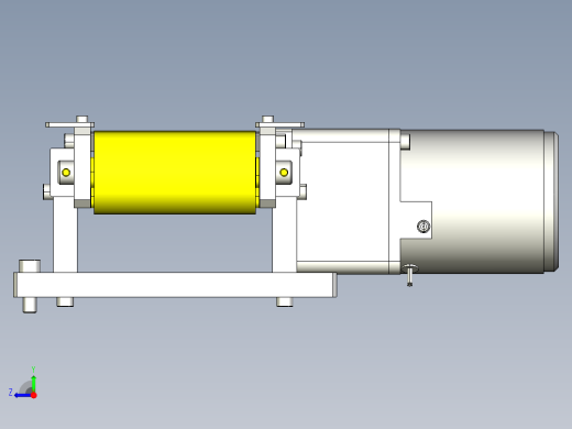简单的平皮带输送机右视缩略图