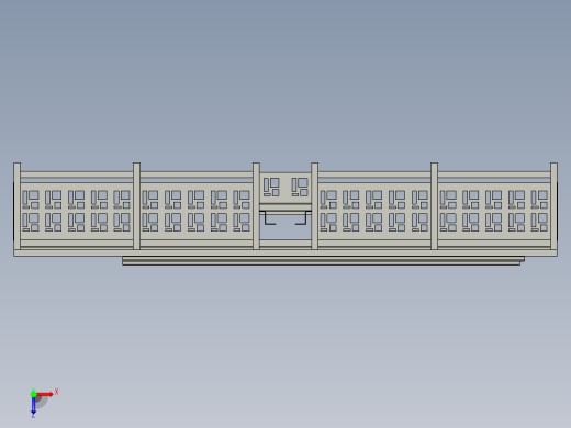 沉孔工作台3D模型俯视缩略图