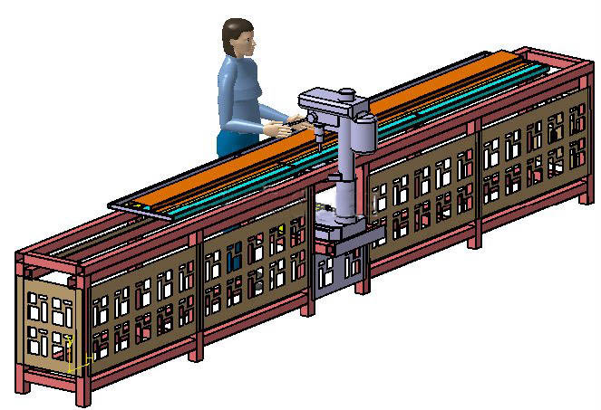 沉孔工作台3D模型