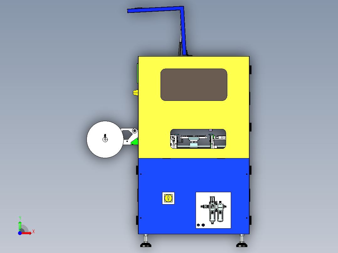 SMT贴标机前视图
