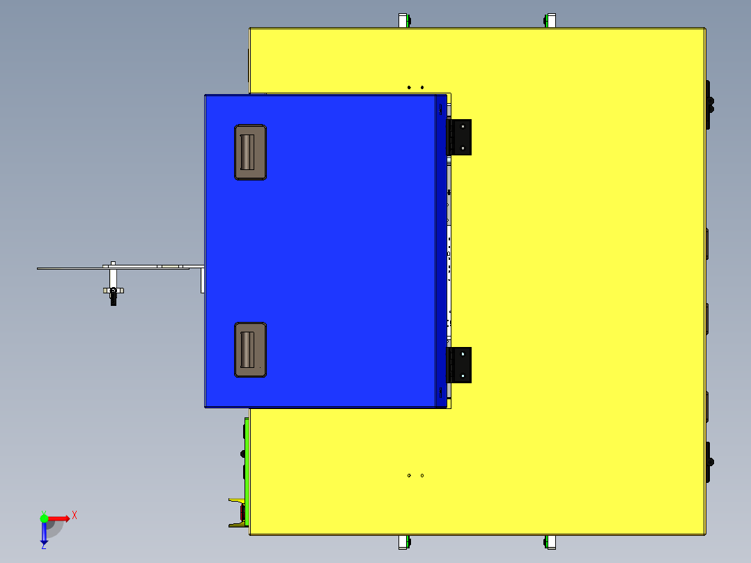 SMT贴标机俯视图