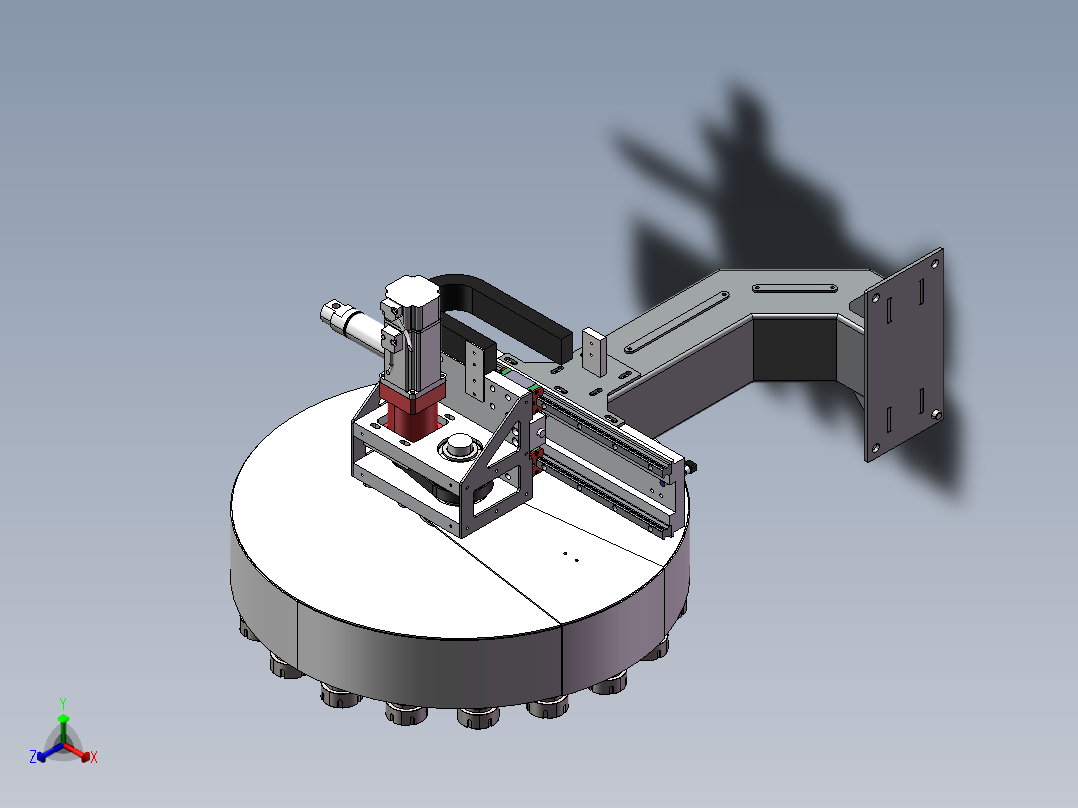 9款转盘式刀库3d图纸 数控立式机床刀库 加工中心立体刀库3d模型正等轴测图