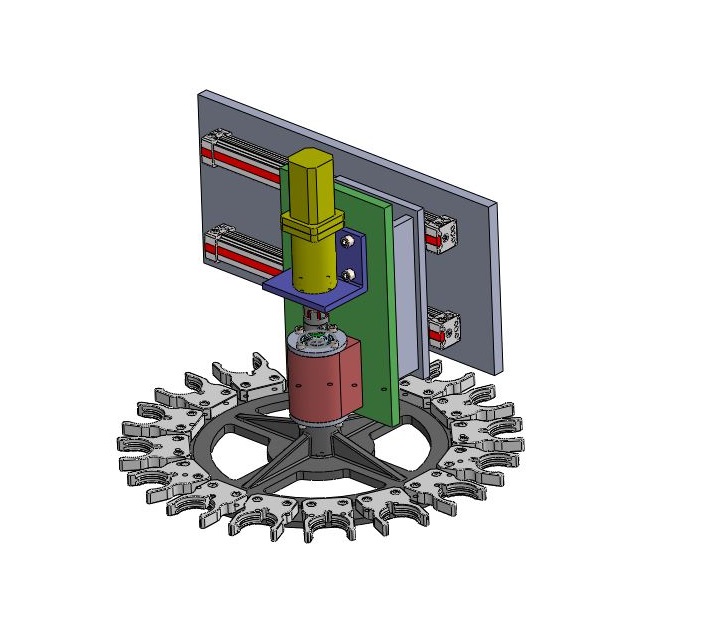 9款转盘式刀库3d图纸 数控立式机床刀库 加工中心立体刀库3d模型