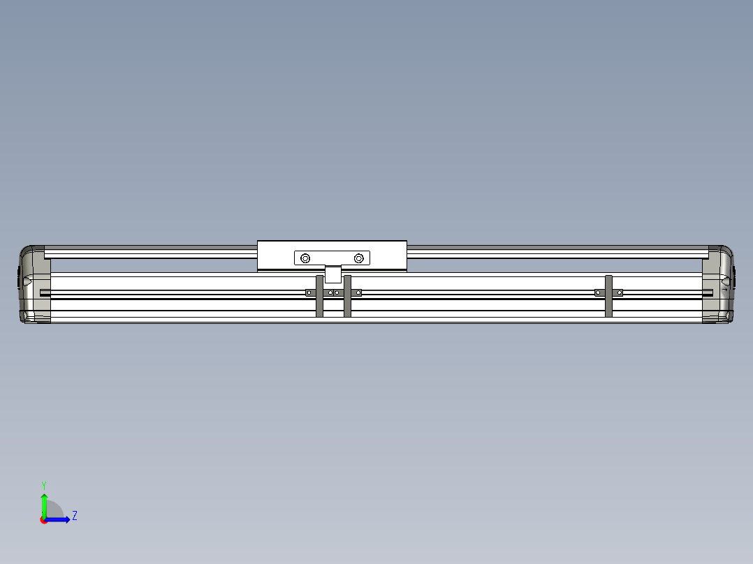 Toyo东佑达直线模组-ETH14-250-M+煞車左视图