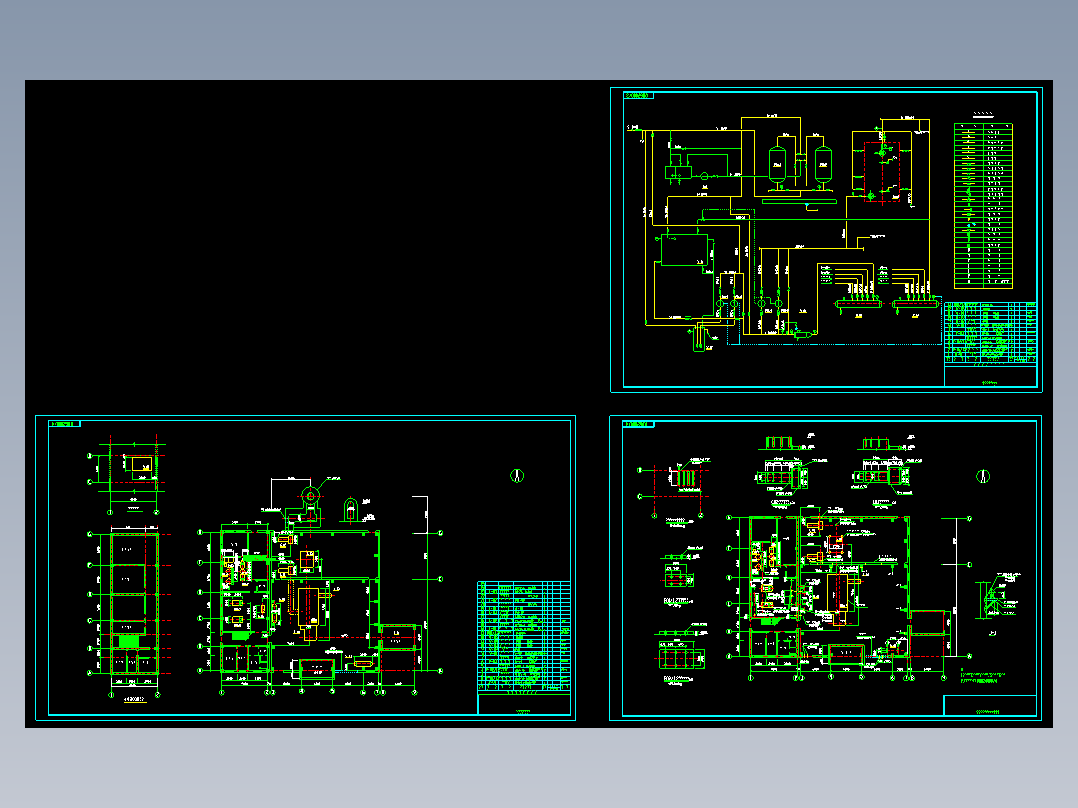 某20t热水锅炉房设计图