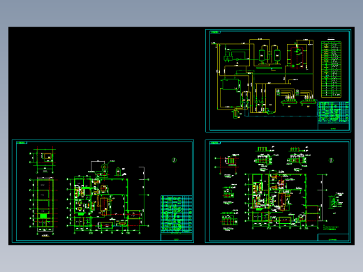 某20t热水锅炉房设计图