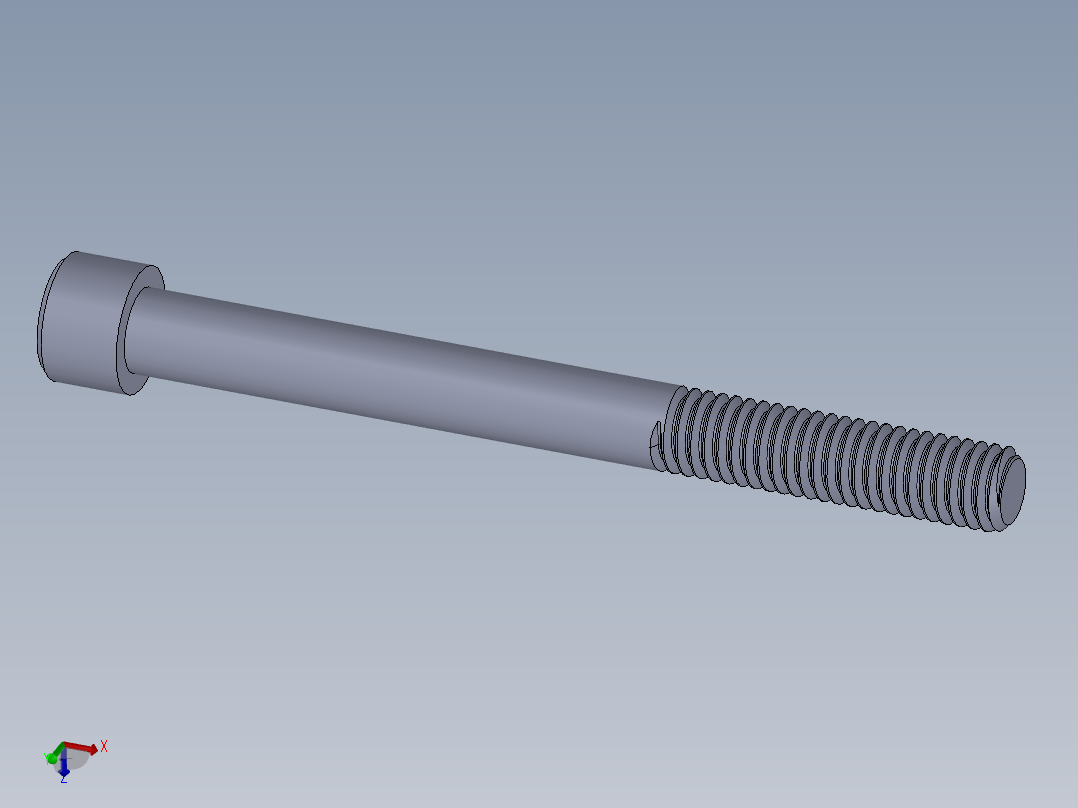 粗螺纹 SHCS 螺钉-SHCS 9.525.x16x4.SLDPRT
