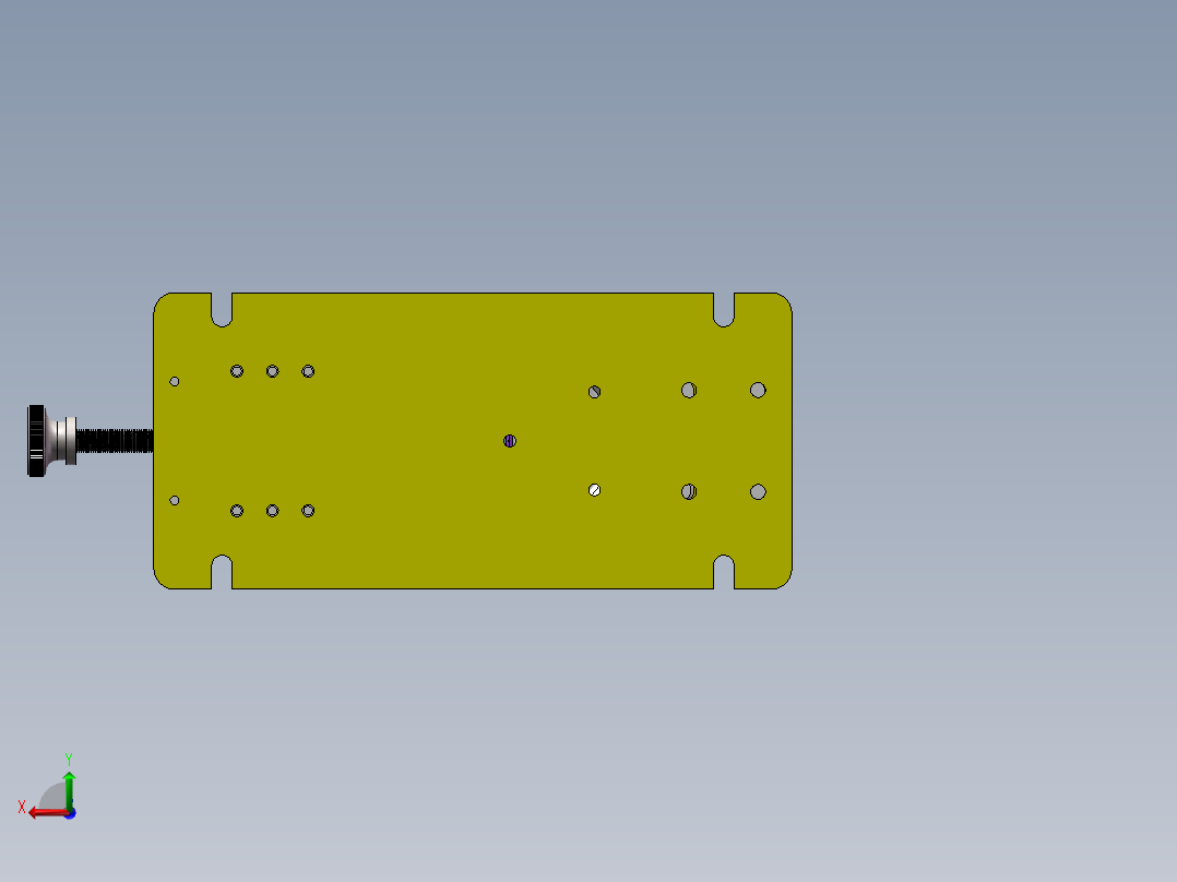 后机盖加工工艺及夹具设计后视图