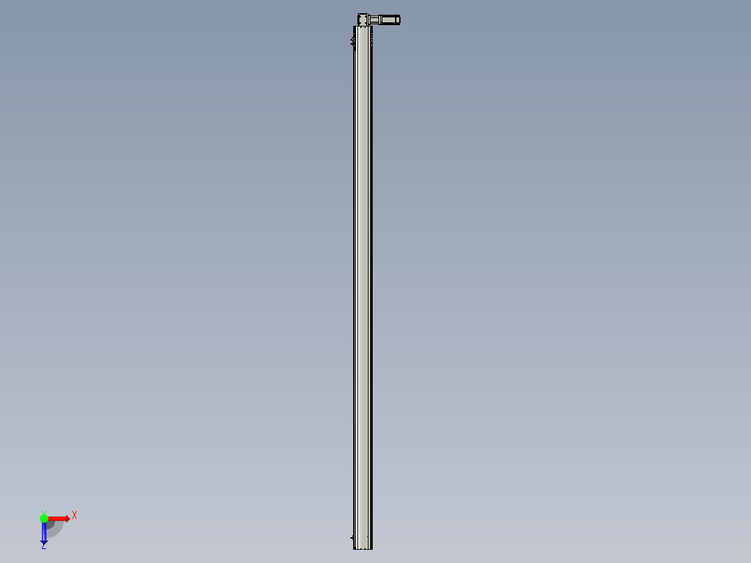 东锦同步带传动-直线滑台模组DH120B-L125-S3000-BL-P400W-C3俯视图