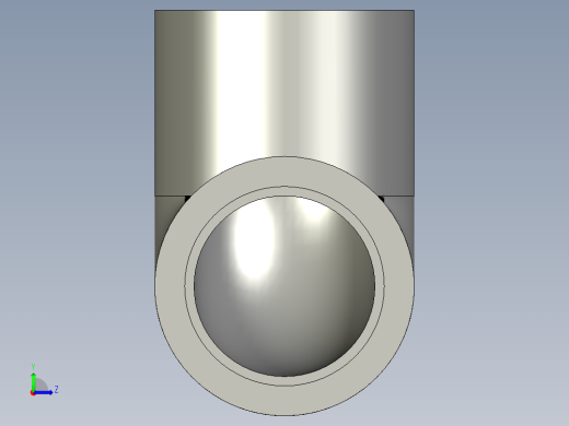 船舶管路系统SeaCor_90Elbow_SxS_37J106010_1in左视缩略图