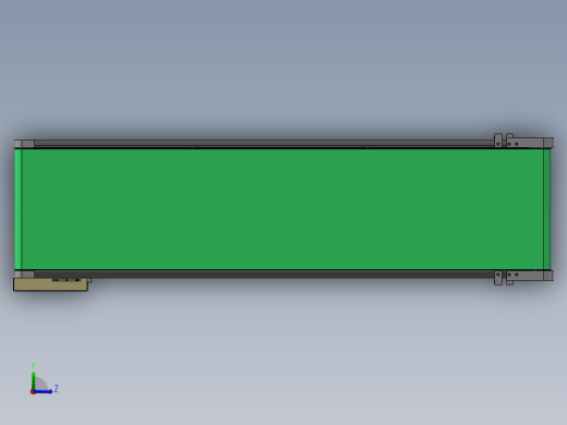 108041800001皮带线（带防跑偏筋条）左视缩略图