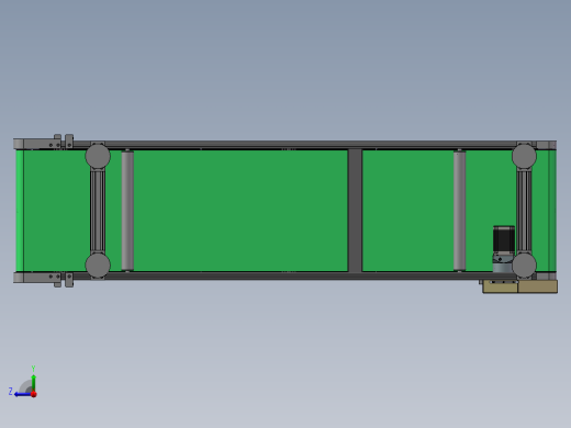 108041800001皮带线（带防跑偏筋条）右视缩略图