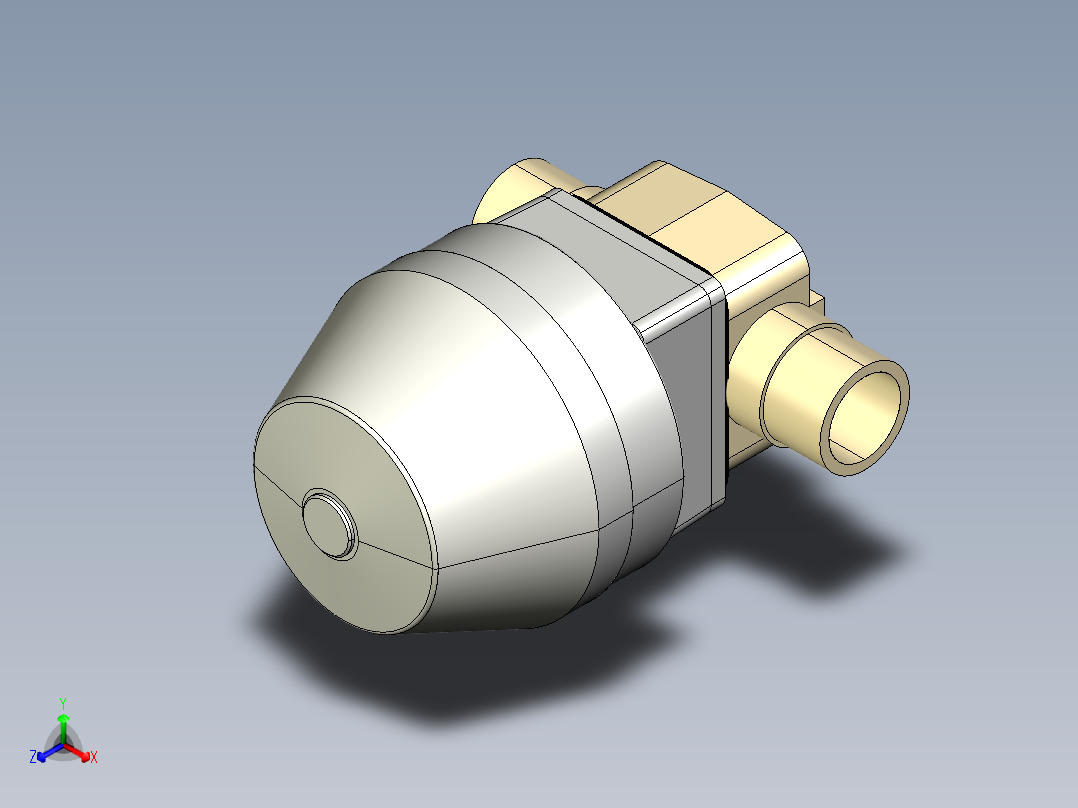 1DKMDMCP NC 气动隔膜阀，常闭，与男性的两端，公制系列PP-H正等轴测图