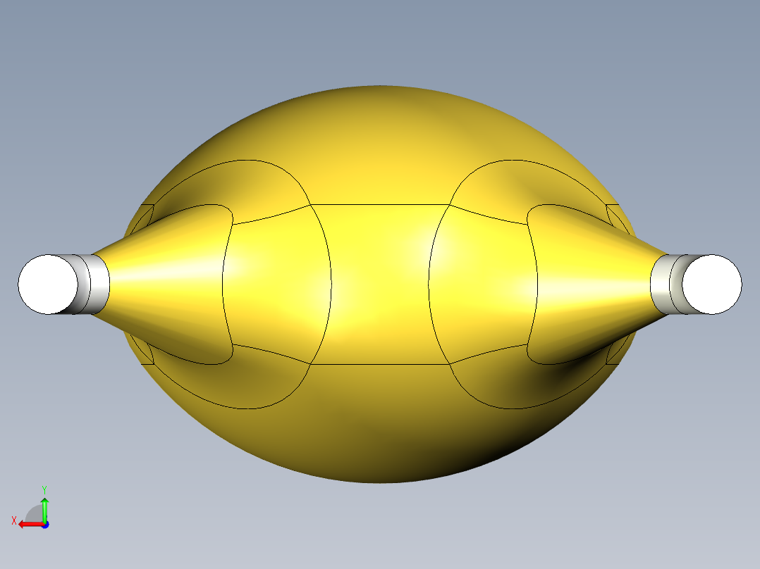 无源元件封装-CAP_DISC_4x3_YL后视图