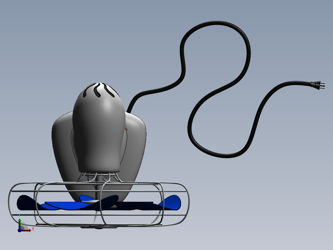 风扇（落地扇）前视图