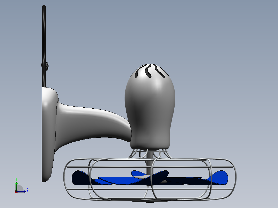 风扇（落地扇）左视图