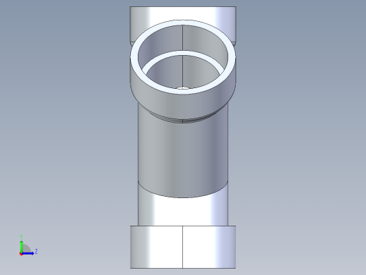 船舶管路系统S5_SeaDrainPLUS_45Wye-SxSxS_37E163001_1-1-2in Sea Drain Plus - 45 Wye - SxSxS左视缩略图