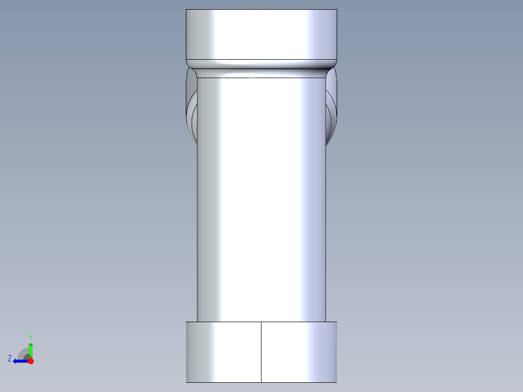 船舶管路系统S5_SeaDrainPLUS_45Wye-SxSxS_37E163001_1-1-2in Sea Drain Plus - 45 Wye - SxSxS右视图