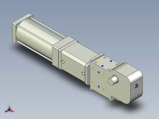 德克斯TUNKERS气缸数模KS_125_2_BD_A00_T08_135GRAD