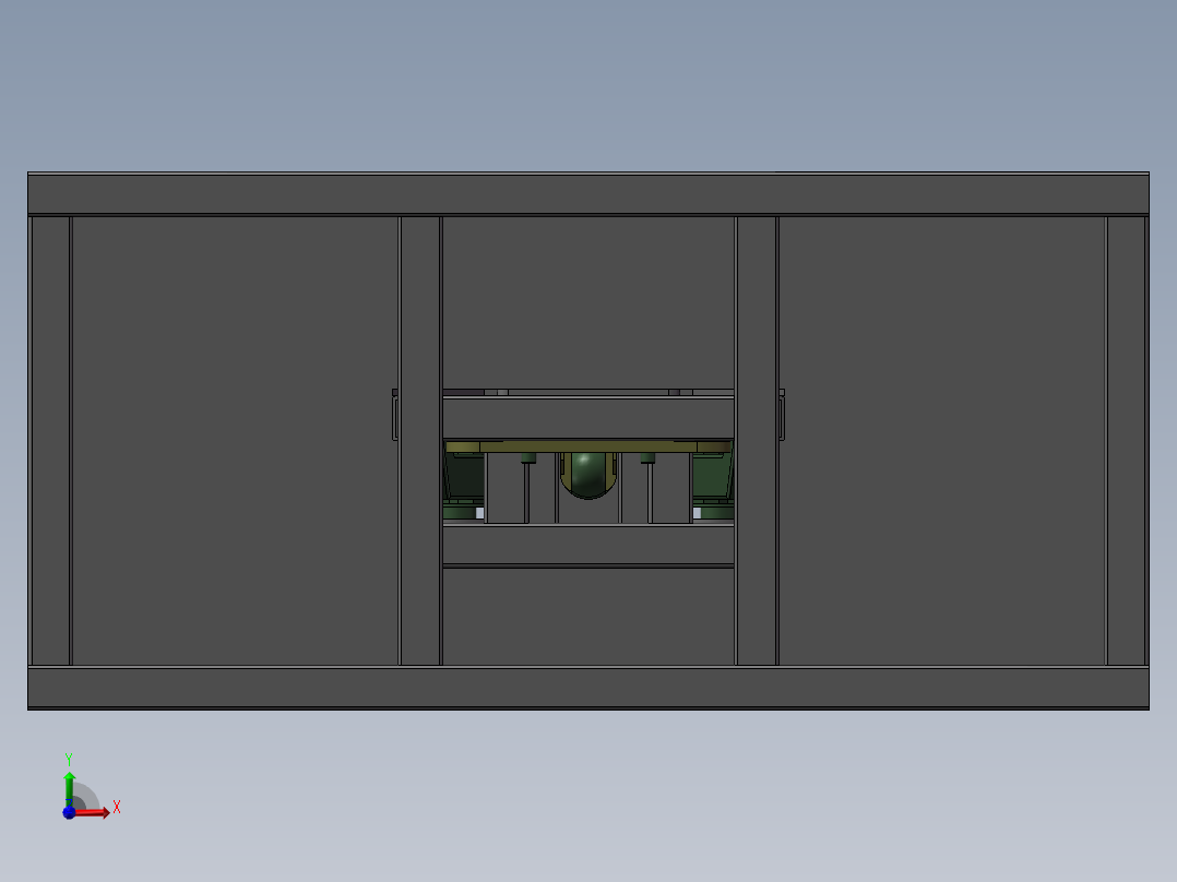 yggx50 滚弯机前视图