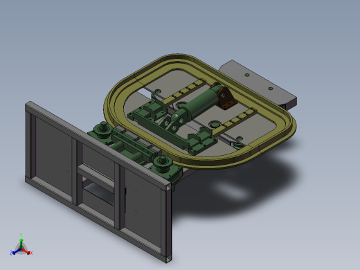 yggx50 滚弯机正等轴测缩略图