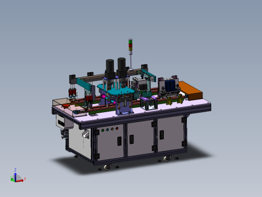 油塞自动装配机（ sw14可编辑+工程图）