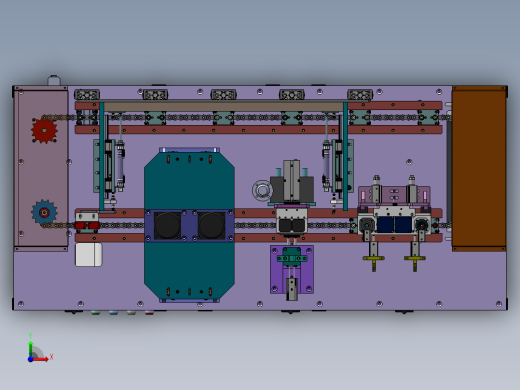 油塞自动装配机（ sw14可编辑+工程图）前视缩略图