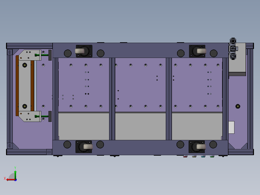 油塞自动装配机（ sw14可编辑+工程图）后视图