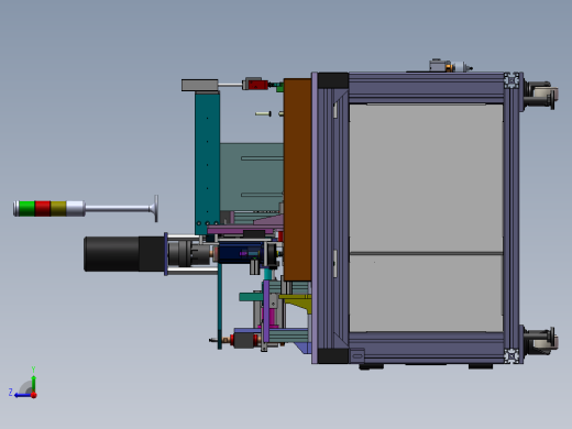 油塞自动装配机（ sw14可编辑+工程图）右视缩略图