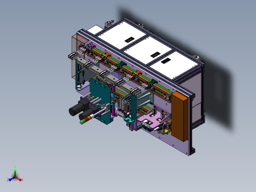 油塞自动装配机（ sw14可编辑+工程图）正等轴测缩略图