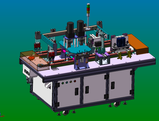 油塞自动装配机（ sw14可编辑+工程图）缩略图