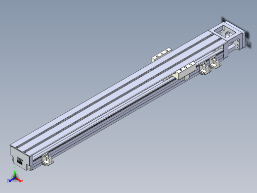 TPA-KNR-60E-1205C-L500A1-M-BJ42-N3线性模块铝制底座正等轴测缩略图