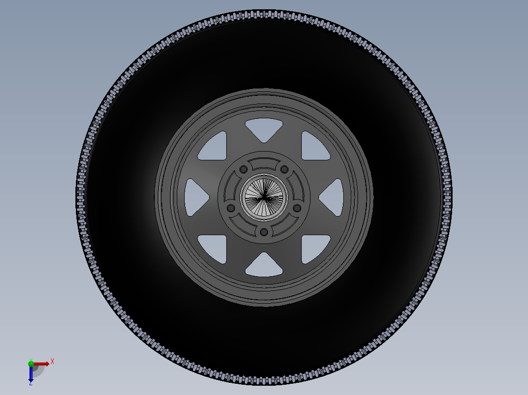 挂车拖车5x10 Utility Trailer SW STP IGS俯视图