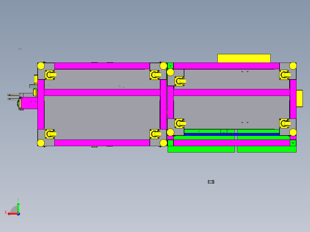 自动包装机设备sw19后视图